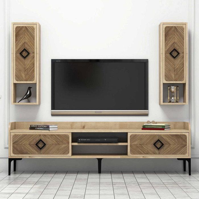 Hanah Home Samba Mueble de TV Roble